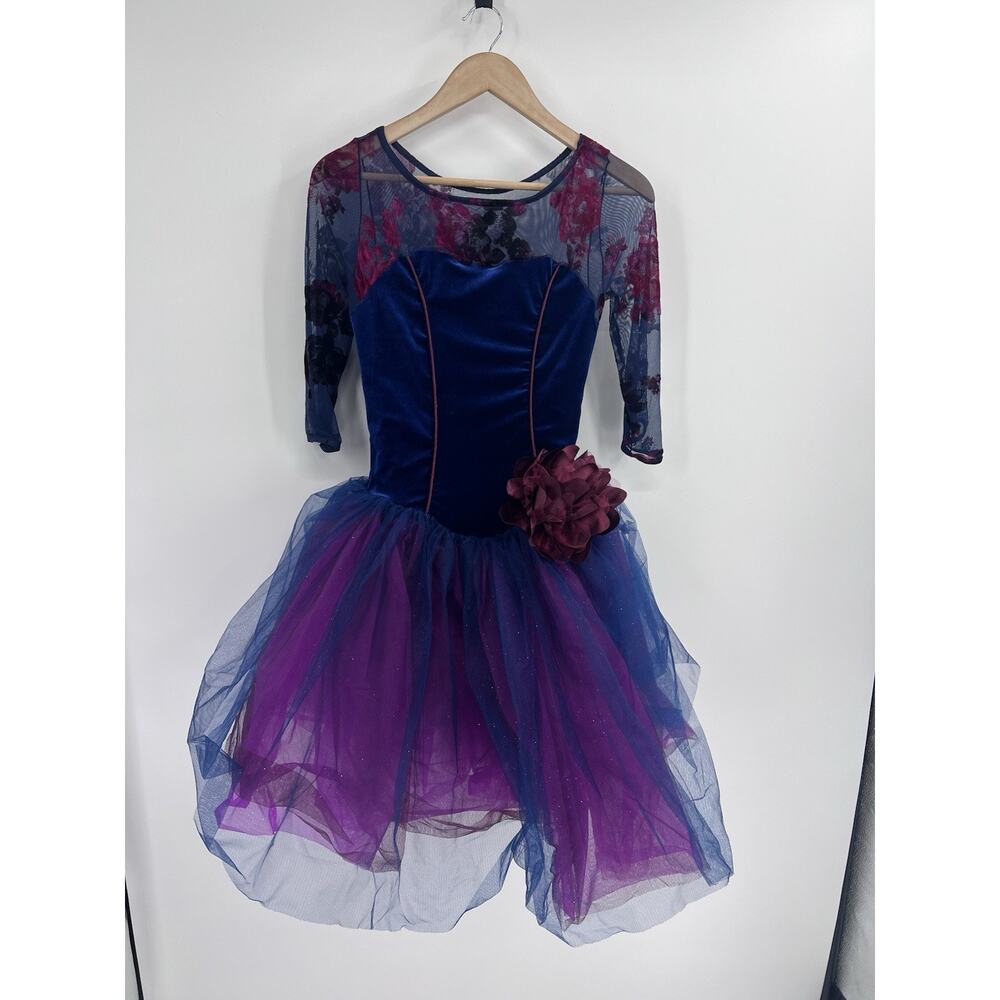Weissman Sweet Apocalypse Ballet Tutu Costume Dress Purple Black MA Dance